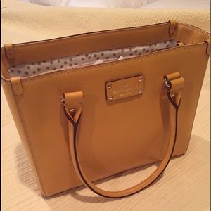 Yellow Kate Spade handbag